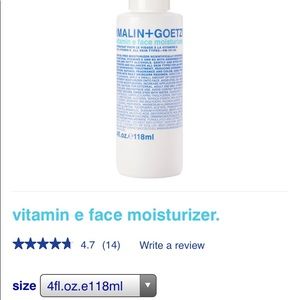 Malin+Goetz Vitamin E Face Moisturizer